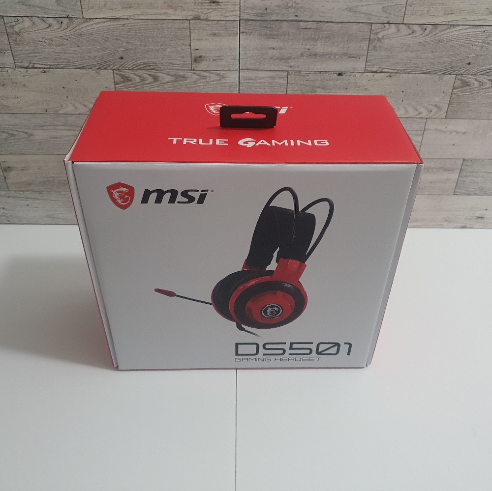 MSI Gaming Headset with Microphone (DS501) Black/Red